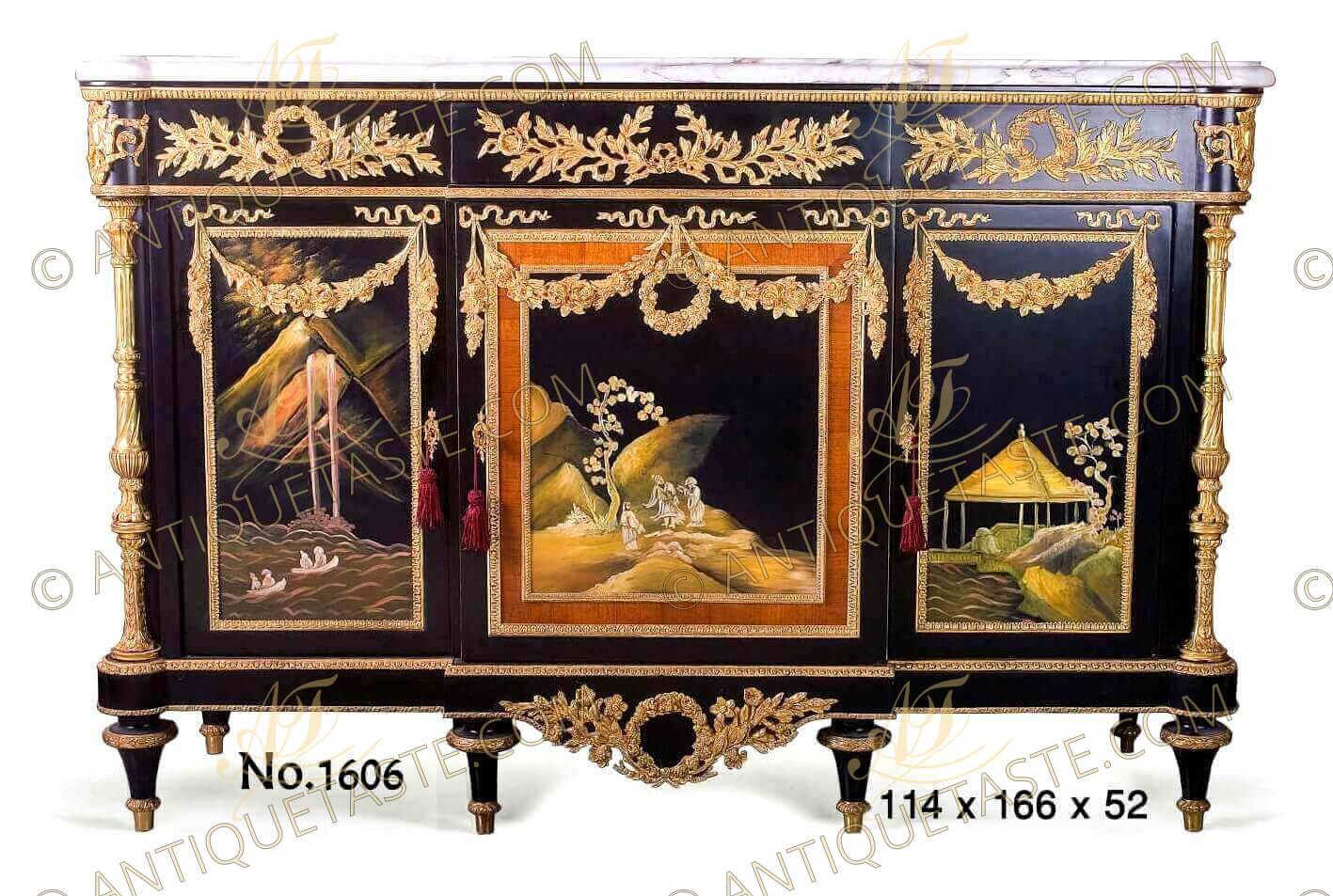 Martin Carlin japanese lacquer and ebony French Sideboard